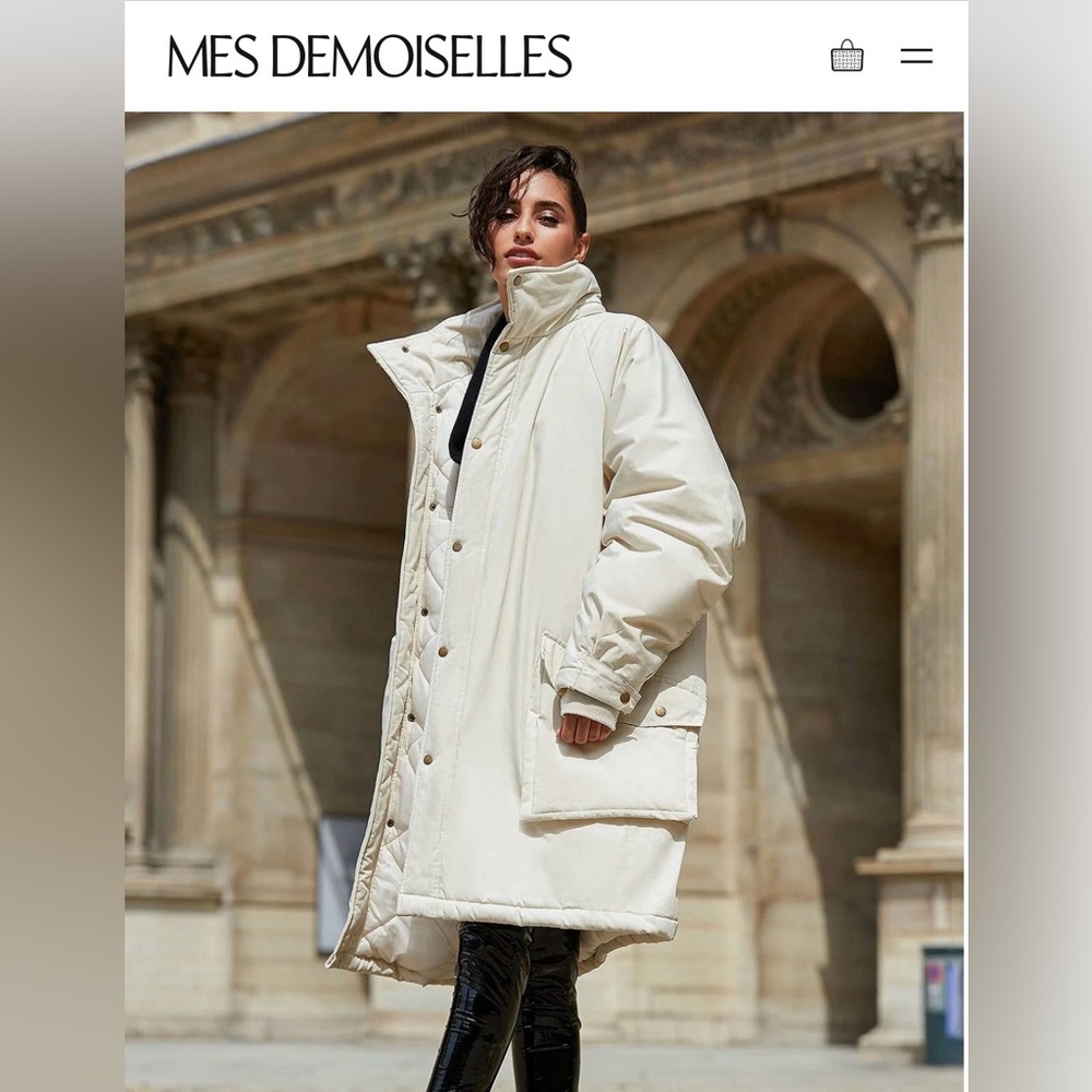 Mes Demoiselles Paris Sergeant’s Parka Coat Navy Size 1
Small MSRP $510 Sold Out - Picture 3 of 16